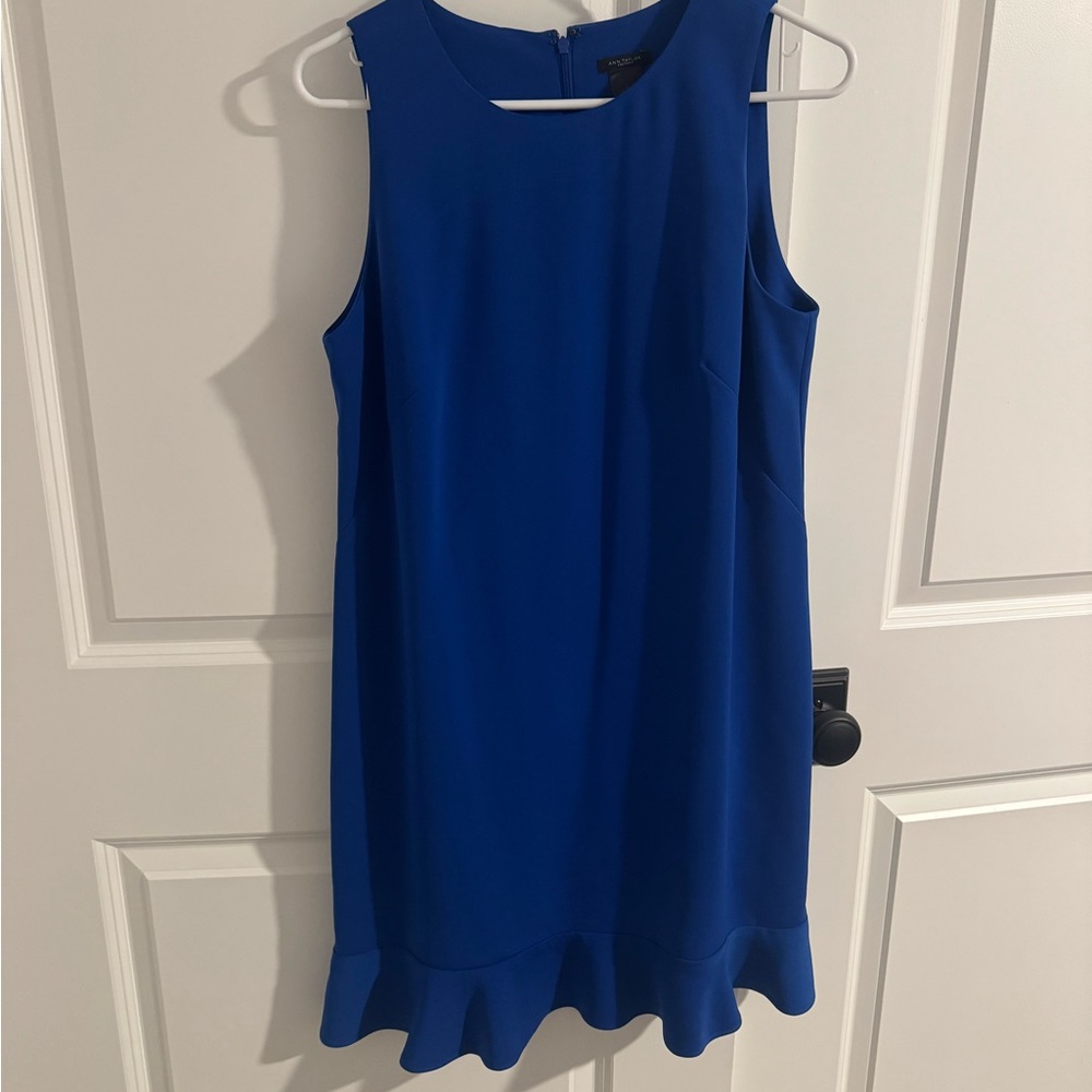 Ann Taylor Royal Blue Mini Dress